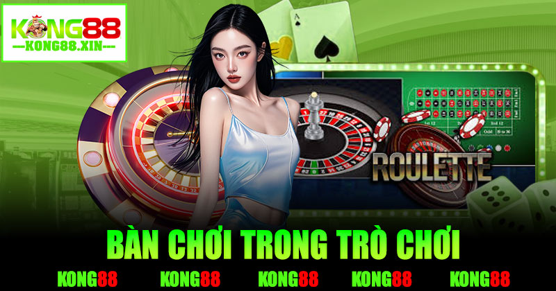 Bàn chơi trong trò chơi roulette