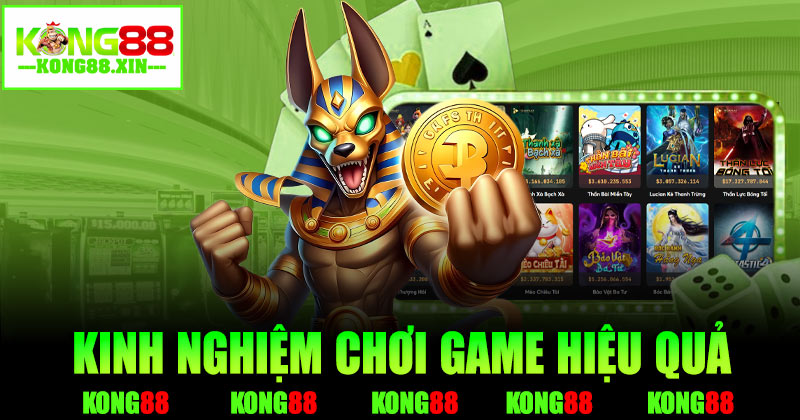 Kinh nghiệm chơi game hiệu quả tại SLots Kong88